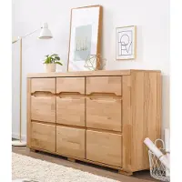 Otto Home Sideboard "Denis", beige (kernbuche teilmassiv), B:140cm H:85cm T:40cm, Sideboards, Sideboard, Breite 140 cm