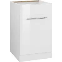 Wiho Küchen Spülenschrank WIHO KÜCHEN "Unna", weiß (front und korpus: weiß), B:50cm H:82cm T:57cm, Schränke, Spülenschrank, 50 cm breit, ohne Arbeitsplatte