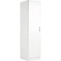 Wiho Küchen Seitenschrank WIHO KÜCHEN "Flexi", weiß (front und korpus: weiß), B:50cm H:200cm T:57cm, Schränke, Seitenschrank