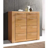 Otto Home Kommode "Zara", beige (kernbuche teilmassiv), B:100cm H:95cm T:40cm, Holz teilmassiv, Sideboards, Kommode, Breite 100 cm, Topseller