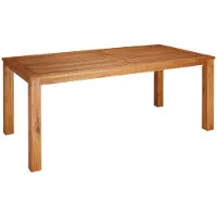 Merxx Gartentisch "Toskana", braun, B:90cm H:76cm T:185cm, Tische, Gartentisch, 90x185 cm