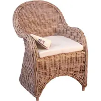 Home affaire Rattanstuhl "sesselschau", grau, Stühle, Rattanstuhl