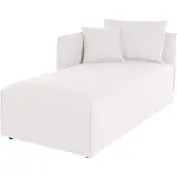 Otto Home Ottomane "Nöre", beige (creme), B:90cm H:86cm T:172cm, Struktur fein (100% Polyester), Sofas, Ottomane, Modul - zum Zusammenstellen; in vielen Bezugsqualitäten und Farben