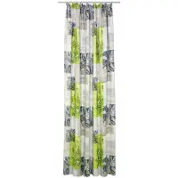 Wirth Vorhang "JOLANDA" Gr. 1, grün, B:145cm H:150cm, Polyester, Gardinen, Vorhang