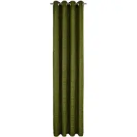 Wirth Vorhang "Trondheim B" Gr. 1, grün (moosgrün), B:131cm H:145cm, Chenille, Polyacryl, Gardinen, Vorhang