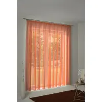 Wirth Vorhang "LORCA" Gr. 1, orange, B:132cm H:150cm, Obermaterial: 66% Polyester, 34% Baumwolle, Gardinen, Vorhang