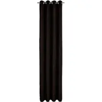 Wirth 1100000002199 "Trondheim B" Gr. 10, schwarz, B:172cm H:225cm, Chenille, Polyacryl, Gardinen, 1100000002199