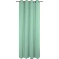 Wirth Vorhang "Newbury" Gr. 1, grün (mint), B:130cm H:145cm, Jacquard, Baumwolle, Polyester, Gardinen, Vorhang