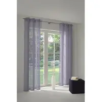 Wirth Vorhang "LORCA" Gr. 1, lila (flieder), B:132cm H:150cm, Obermaterial: 66% Polyester, 34% Baumwolle, Gardinen, Vorhang