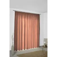 Wirth Vorhang "Schmalfeld", braun (rost), B:135cm H:245cm, Polyacryl, Polyester, Gardinen, Vorhang, HxB: 245x135