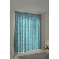 Wirth Vorhang "Stuben" Gr. 1, blau, B:132cm H:145cm, Jacquard, Baumwolle, Polyester, Gardinen, Vorhang, Topseller