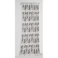Wirth Vorhang "Bray" Gr. 1, grau (dunkelgrau), B:132cm H:145cm, Jacquard, Baumwolle, Polyester, Gardinen, Vorhang