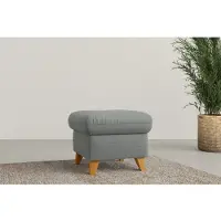 Home affaire Polsterhocker "Trelleborg", grau, B:58cm H:48cm T:58cm, 100% Polyester, Hocker, Polsterhocker, passend zur Serie "Trelleborg", incl. Stauraum