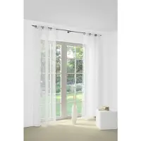Wirth Vorhang "Bettina" Gr. 10, weiß, B:300cm H:175cm, Polyester, Gardinen, Vorhang, Store