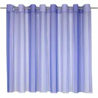 Wirth Gardine "Eloise" Gr. 10, blau, B:300cm H:175cm, Polyester, Gardinen, Gardine, Store