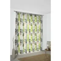 Wirth Vorhang "Jolanda" Gr. 1, grün, B:142cm H:145cm, Jacquard, Polyester, Gardinen, Vorhang