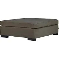 Home affaire Polsterhocker "Skara XXL", grau (taupe), B:120cm H:48cm T:130cm, 100% Polyester, Hocker, Polsterhocker, Passend zur Serie »Skara XXL«.