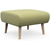 Home affaire Polsterhocker "Swift", gelb (gelb, grün), B:75cm H:44cm T:68cm, 100% Polyester, Hocker, Polsterhocker, passend zur Serie "Swift", B/T/H: 75/68/44 cm