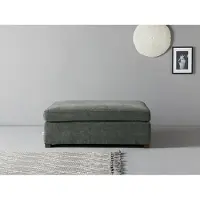 Home affaire Polsterhocker "Skara XXL", grau, B:120cm H:48cm T:130cm, 100% Polyester, Hocker, Polsterhocker, Passend zur Serie »Skara XXL«.