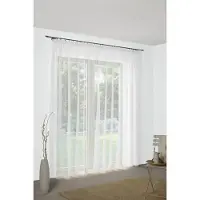 Wirth Vorhang "Bettina" Gr. 10, weiß, B:450cm H:175cm, Polyester, Gardinen, Vorhang, Store