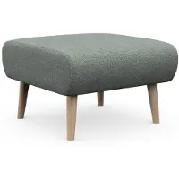 Home affaire Polsterhocker "Swift", grün (mint), B:75cm H:44cm T:68cm, 100% Polyester, Hocker, Polsterhocker, passend zur Serie "Swift", B/T/H: 75/68/44 cm