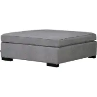 Home affaire Polsterhocker "Skara XXL", grau (hellgrau), B:120cm H:48cm T:130cm, 100% Polyester, Hocker, Polsterhocker, Passend zur Serie »Skara XXL«.