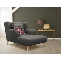Home affaire Loveseat "Baggio Kuschel Mega Lounge Big Sessel", schwarz (asche), B:101cm H:99cm T:152cm, 100% Polyester, Sessel, Loveseat