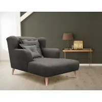 Home affaire Loveseat "Baggio Kuschel Mega Lounge Big Sessel", grau (anthrazit), B:101cm H:99cm T:152cm, 92% Polyester, 8% Nylon, Sessel, Loveseat