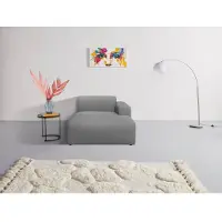 Otto Home Recamiere "Koa, Sofamodul, passend zur Serie KOA", grau, B:114cm H:73cm T:159cm, 62% Polypropylen, 32% Polyester, Sofas, Recamiere, in Webstoff, weicher Lounge-Sitzkomfort
