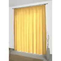 Wirth Vorhang "NEUFAHRN" Gr. 1, gelb, B:135cm H:145cm, Jacquard, Polyacryl, Polyester, Gardinen, Vorhang