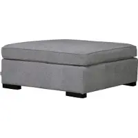Home affaire Polsterhocker "Skara", grau (hellgrau), B:90cm H:48cm T:100cm, 100% Polyester, Hocker, Polsterhocker, Passend zur Serie »Skara«.