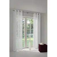 Wirth Vorhang "SALLY" Gr. 10, weiß, B:300cm H:175cm, Voile, Polyester, Gardinen, Vorhang, Store, Topseller