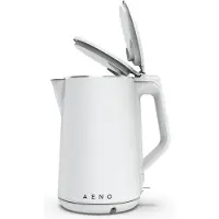 AENO EK2, 1,5 l, 2200 W, Weiß, Polypropylen (PP), Edelstahl, Wasserstandsanzeige, Drahtlos