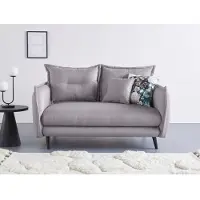Home affaire 2-Sitzer "Lazio", grau, B:162cm H:94cm T:110cm, Sofas, 2-Sitzer, inklusive 1 Stk. Wende- und 1 Stk. Zierkissen