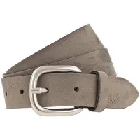 H.I.S. Ledergürtel H.I.S, Damen, Gr. 105, grau (taupe), Rindsleder, unifarben, Basic, Gürtel Ledergürtel, mit H.I.S Blindprägung - NEU bis Gr. 125 verfügbar