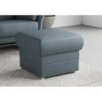 Domo Hocker "Pina, kompakt und bequem", blau (petrol), B:59cm H:46cm T:59cm, 100% Polyester, Hocker, Hocker, Passender Hocker zur Serie