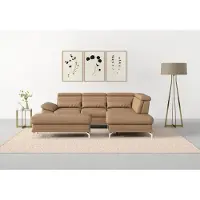 Sit&More Hocker SIT & MORE "Cabrio, B: 133 cm", braun (cappucino), B:133cm H:48cm T:72cm, Hocker, Hocker, individuell zu kombinieren, Federkern