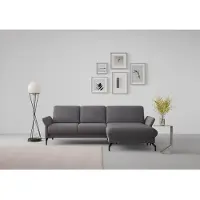 Sit&More Ecksofa SIT & MORE "Fashion L-Form", braun (espresso), B:253cm H:84cm T:165cm, Sofas, Ecksofa, wahlweise mit Kopfteilverstellung und Vorziehsitz, motorisch