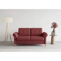 Sit&More 3-Sitzer SIT & MORE "Göteborg", lila (chianti), B:191cm H:90cm T:102cm, Sofas, 3-Sitzer, inklusive Sitztiefenverstellung und Federkern