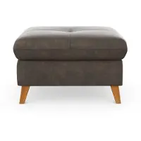 Sit&More Stauraumhocker SIT & MORE "Göteborg", braun, B:76cm H:47cm T:63cm, Hocker, Stauraumhocker, mit Federkern