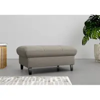 Sit&More Stauraumhocker SIT & MORE "Maggiore", braun (schlamm), B:102cm H:48cm T:67cm, 95% Polyester, 5% Polyamid, Hocker, Stauraumhocker, mit Stauraum