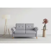 Sit&More 2-Sitzer SIT & MORE "Göteborg", silber, B:171cm H:90cm T:102cm, Sofas, 2-Sitzer, inklusive Sitztiefenverstellung und Federkern