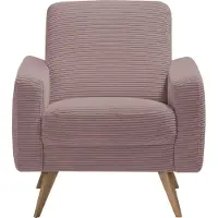 Exxpo - Sofa Fashion Sessel "Samso, Loungesessel", braun (old rose), B:82cm H:87cm T:80cm, 100% PES, Sessel, Sessel, elegant und bequem, aktueller Cord Bezug