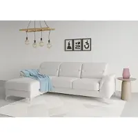 Sit&More Ecksofa SIT & MORE "Sinatra L-Form", silber, B:258cm H:85cm T:170cm, 98% Polyester, 2% Polyamid, Sofas, Ecksofa, mit Recamiere, optinal mit Kopfteilverstellung und Armteilfunktion