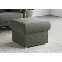 Domo Hocker "Pina, kompakt und bequem", grün (dunkelgrün), B:59cm H:46cm T:59cm, 95% Polyester, 5% Polyamid, Hocker, Hocker, Passender Hocker zur Serie