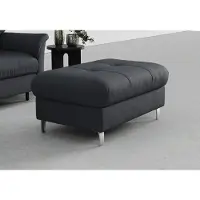 Sit&More Hocker SIT & MORE "Marano", grau (dunkelgrau), B:102cm H:43cm T:67cm, 98% Polyester, 2% Polyamid, Hocker, Hocker, mit Stauraum
