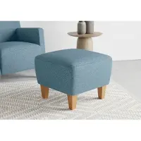 Sit&More Polsterhocker SIT & MORE "Bosse", blau (eisblau), B:56cm H:46cm, Hocker, Polsterhocker
