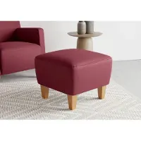 Sit&More Polsterhocker SIT & MORE "Bosse", rot (bordeaux), B:56cm H:46cm, Hocker, Polsterhocker