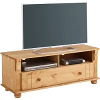 Otto Home TV-Board "Adele, Sideboard, Kommode", beige (gelaugt, geölt), B:120cm H:45cm T:40cm, Sideboards, TV-Board, Breite 120 cm, mit Schublade, aus massiver Kiefer, FSC
