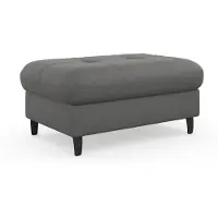 Sit&More Hocker SIT & MORE "Marano", grau (steel), B:102cm H:43cm T:67cm, 100% Polyester, Hocker, Hocker, mit Stauraum